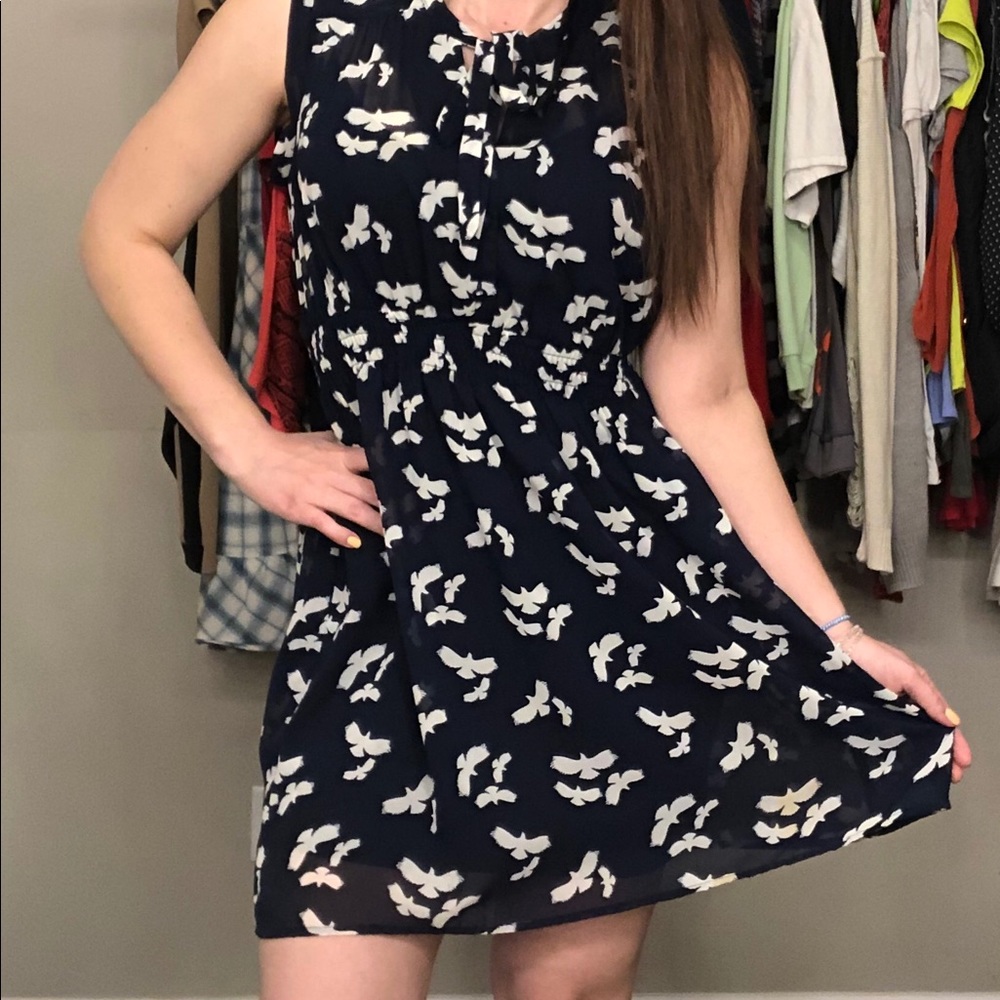 Navy blue dress